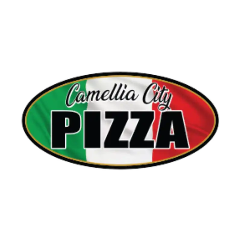 This is the Camellia City Pizza Logo. 